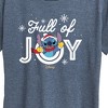 Women's - Lilo and Stitch - Full Of Joy Christmas Short Sleeve Graphic T-Shirt - 2 of 4