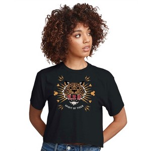 Women's - Disney - Spirit of the Tiger Cropped Graphic T-Shirt - 1 of 4