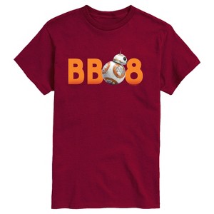 Men's Star Wars: The Force Awakens BB8 Short Sleeve Graphic T-Shirt - Garnet - Small - 1 of 3