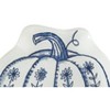 Gallerie II Blue Harvest Pumpkin Slump Glass Platter - 2 of 4