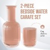 American Atelier Bedside 28 oz Water Carafe with Tumbler/Lid - 2 of 4