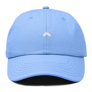 Dalix Lil Rainbow Embroidered Cotton Cap Summer Outdoor Dad Hat Womens - 1 of 4
