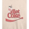 Women's - Diet Coke - Cup Drink Logo Lightweight French Terry Wide Neck Long Sleeve Shirt - 2 of 4