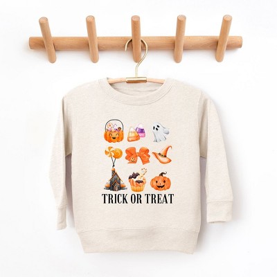 The Juniper Shop Trick Or Treat Chart Toddler Graphic Sweatshirt