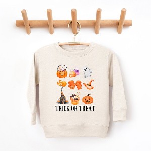 The Juniper Shop Trick Or Treat Chart Toddler Graphic Sweatshirt - 1 of 2