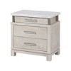 Royal Hampton Nightstand, 3 Drawers, White Marble Top, 29 Inch - 2 of 4