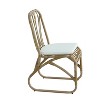 Sapphtopaz Outdoor Dining Chairs Set of 2 Wicker Patio Chairs with Back for Poolside, Garden, Backyard - 3 of 4