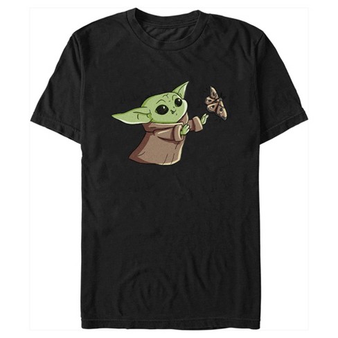 Men's Star Wars: The Mandalorian Grogu Chasing Butterflies T-shirt ...