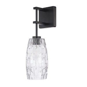 Capital Lighting Casper 1 - Light Wall Light in  Matte Black - 1 of 2
