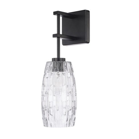 Capital Lighting Casper 1 - Light Wall Light In Matte Black : Target