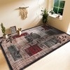 Area Rug Washable Rug Geometric Rug Soft Stain Resistant Non-Slip Rugs for Living Room Bedroom Dining Room Office - 2 of 4