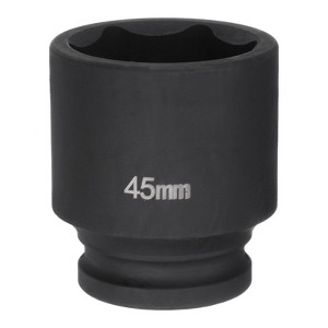 Unique Bargains Metric 40Cr Alloy Steel 3/4" Drive Spindle Axle Nut 6-Point Impact Socket - 1 of 4