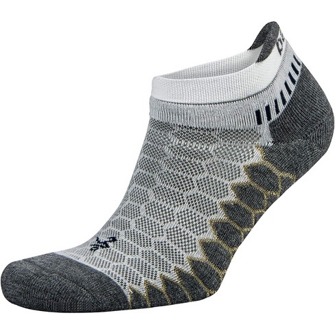 Balega Silver No Show Running Socks - Xl - White/gray : Target