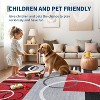 Geometric Abstract Washable Rug - Non-Slip Ultra-Thin Modern Carpet for Living Room, Bedroom, Dining Room - Stain Resistant - 3 of 4