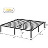 Bed Frame, Metal Platform Bed Frame, Storage Space Under The Bed, Sturdy Heavy Duty Bed Frame with Reserved Holes for DIY Headboard, Noise Free - 2 of 4