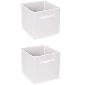 REGALWOVEN Collapsible Fabric Storage Bin with Handle for Organizing Clothes Books 2 Pcs - 1 of 4