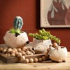 Sullivans Kitschy Hedgehog Ceramic Planter Set of 3, 4.5"H, 4"H & 3.5"H Multicolored - 4 of 4