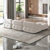 Mjkone L Shaped Velvet Sectional Sofa With Reversible Chaise,free Combination Ottoman, 4 Seater Modular Sectional Sofa - 3 of 4