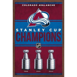 Trends International NHL Colorado Avalanche - Champions 23 Framed Wall Poster Prints - 1 of 4