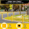 Safety Bollard Post, Steel Bollards Parking Barrier Yellow Powder Coated - 4 of 4