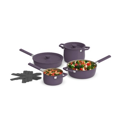 bella 9pc StoreMore Ceramic Nonstick Cookware Set
