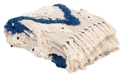 Voleta Metallic Throw Blanket - THR856 - Safavieh
