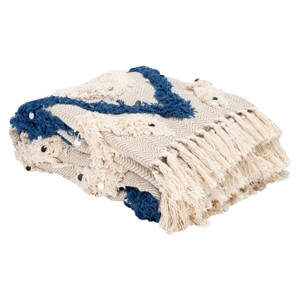 Voleta Metallic Throw Blanket - THR856 - Safavieh - 1 of 4