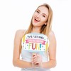 Big Dot of Happiness Funny Happy 100th Day of School - 100 Days Party Photo Booth Props Kit - 10 Piece - 2 of 4