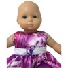 Doll Clothes Superstore Fuschia Print Dress Fits 15-16 Inch Baby Dolls - 2 of 4