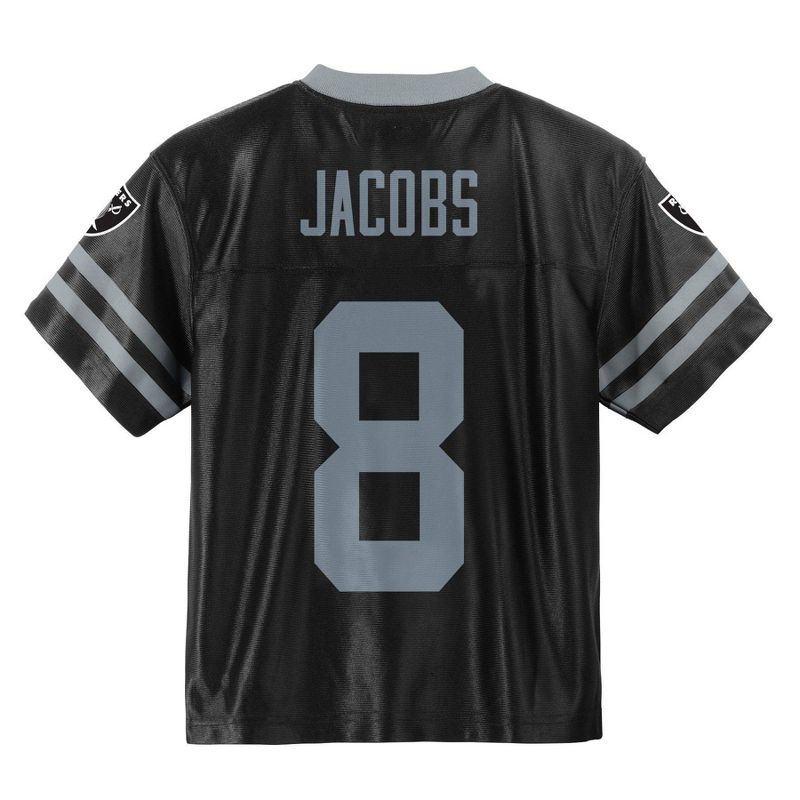 NFL Las Vegas Raiders Toddler Boys&#39; Short Sleeve Jacobs Jersey, 3 of 4