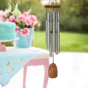 Woodstock Windchimes Happy Birthday Chime, Wind Chimes For Outside, Wind Chimes For Garden, Patio, and Outdoor Decor, 22"L - 1 of 4