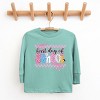 The Juniper Shop First Day Of School Checker Border Youth Long Sleeve Tee - 2 of 4