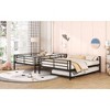 NicBex Full Over Full Bunk Bed with Safety Guardrail and Trundle,Loft Bed with Ladder and Converts to 2 Beds,Noise Reduced Bunk Beds for Bedroom - 4 of 4