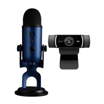 Krage Umeki Forpustet Blue Microphones Yeti Usb Microphone With C920s Pro Hd Webcam : Target