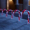 Philips 6ct Christmas LED Solar Candy Cane Path Lights Cool White - image 3 of 3