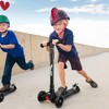3 Wheel Scooter for Kids-Lean-to-Steer Technology with Light-Up Wheels,Adjustable Height Handlebar, Wide Anti-Slip Deck - 2 of 4