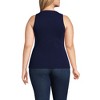 Lands' End Women's Drapey Rib Tank - image 2 of 3