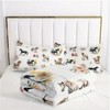 Boersma Horse Comforter Bedding Set - Watercolor Painting Horse and Flowers Print, Soft Breathable Fabric for All-Season Comfort - 2 of 4