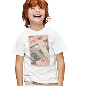 Boys' Star Trek Tos Episode 39 T-Shirt White Small - 1 of 4