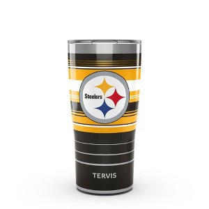 NFL Pittsburgh Steelers 20oz Hype Stripes Tumbler - 1 of 4