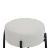 PAGED Height Adjustable Bar Stools Set of 2 Modern Rattan Swivel Counter Stools with Back and Footrest for Dining Room - 3 of 4
