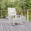 Flash Furniture Manchester Contemporary Rocking Chair, All-Weather HDPE Indoor/Outdoor Rocker - 2 of 4