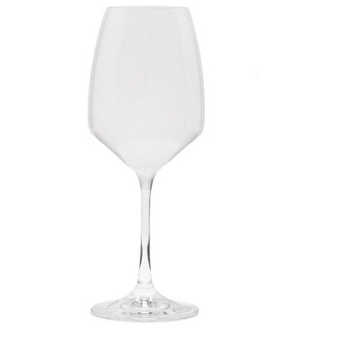 C T Classic Touch 14 oz. - Set of 6 V-Shaped Wine Glasses White with Clear  Stem CWN817W - The Home Depot