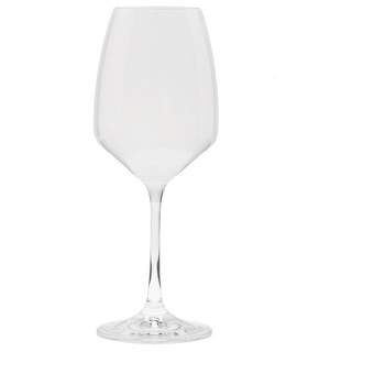 Classic Touch Set of 6 Water Glasses with Clear Stem, 9.5"H