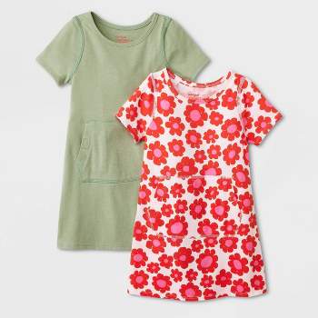 Toddler Girls' 2pk Adaptive Short Sleeve Dress - Cat & Jack™