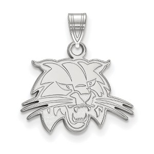 Black Bow Jewelry Sterling Silver Ohio Bobcats NCAA Small Pendant - 1 of 2