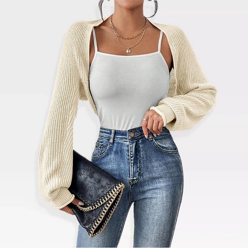 Womens bolero sweater top