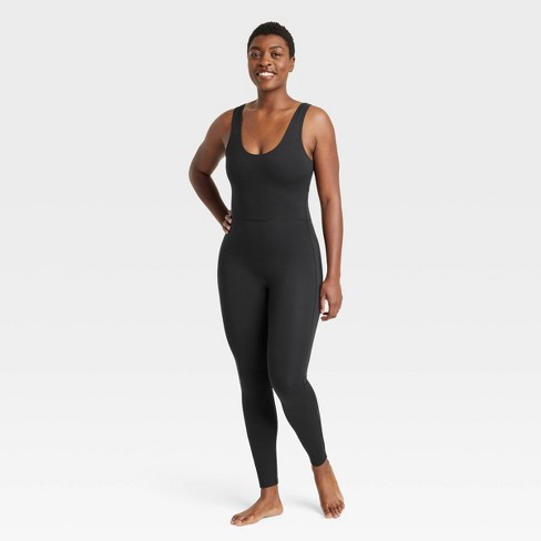 Soul Lifestyle - Fitted High Neck Sculpting Bodysuit - Black, Shop Today.  Get it Tomorrow!