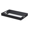 Cheung's Labai Shagreen Mirrored Tray - Black - 3 of 4