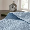 Sapphtopaz 3-Piece Reversible Quilt Set, Cottage-Inspired Stitch Pattern Sheet Set, Bedding Comforter Set for Women, Men, Kids & Teens - 4 of 4